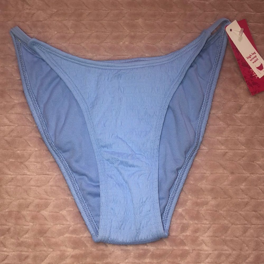 Xhilaration High Leg Scoop Waist Bikini Bottom